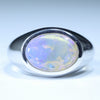 Silver Opal Men's Ring - Australian Opal Shop - Gold Coast - Qld