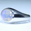 Sterling Silver - Solid Lightning Ridge Crystal Opal