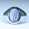Silver Opal Men'd Ring - Australian Opal Shop - 186 Brisbane Rd - Gold Coast 