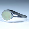 Sterling Silver - Solid Coober Pedy Dark Opal