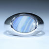 Silver Opal Ring - Australian Opal Shop - 186 Brisbane Rd - Gold Coast - Qld