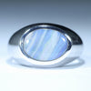 Silver Opal Men's Ring Opal Gift Idea - Australian Opal Shop - Gold Coast - Qld