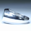 Natural Boulder Opal Mens Silver Ring - Size 13.75 Code - MR74