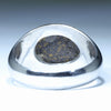Natural Boulder Opal Mens Silver Ring - Size 13.75 Code - MR74
