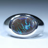 Silver Opal Ring - Australian Opal Shop - 186 Brisbane Rd - Gold Coast - Qld