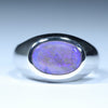 Silver Opal Men's Ring - Australian Opal Shop - 186 Brisbane Rd - Gold Coast 