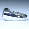 Lighting Ridge Dark Crystal Opal Mens Silver Ring - Size 8 Code MR67