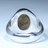 Natural Boulder Opal Mens Silver Ring - Size 11.25 Code - MR82
