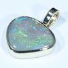Lightning Ridge Solid Crystal Opal Gold Pendant (15mm x 13mm ) Code - Z110