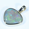 Lightning Ridge Solid Crystal Opal Gold Pendant (15mm x 13mm ) Code - Z110
