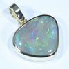 Lightning Ridge Solid Crystal Opal Gold Pendant (15mm x 13mm ) Code - Z110