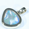 Lightning Ridge Solid Crystal Opal Gold Pendant (15mm x 13mm ) Code - Z110
