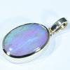 Coober Pedy Solid Opal Gold Pendant (16mm x 12mm) Code - Z103