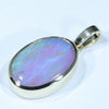 Coober Pedy Solid Opal Gold Pendant (16mm x 12mm) Code - Z103