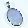 Coober Pedy Solid Opal Gold Pendant (16mm x 12mm) Code - Z103