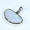 Coober Pedy Solid Opal Gold Pendant (14mm x 8mm) Code - Z102