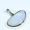Coober Pedy Solid Opal Gold Pendant (14mm x 8mm) Code - Z102