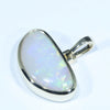 Coober Pedy Solid Opal Gold Pendant (14mm x 8mm) Code - Z102