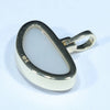 Coober Pedy Solid Opal Gold Pendant (14mm x 8mm) Code - Z102