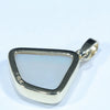 Coober Pedy Solid Opal Gold Pendant (15mm x 14mm) Code - Z109