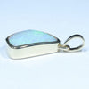 Coober Pedy Solid Opal Gold Pendant (15mm x 14mm) Code - Z109
