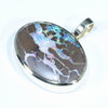 Queensland Boulder Opal Matrix Gold Pendant (21mm x 15mm) Code - Z101