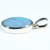 Lightning Ridge Dark Opal  Gold Pendant (13mm x 9.5mm) Code - Z111