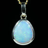 Australian Crystal Opal Gold Pendant (11mm x 9.5mm) Code - Z108