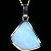 Coober Pedy Solid Opal Gold Pendant (15mm x 14mm) Code - Z109