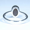 Australian Solid Boulder Opal Silver Ring - Size 5.75 CC651