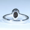 Australian Solid Boulder Opal Silver Ring - Size 5.25 CC617