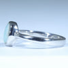 Australian Solid Boulder Opal Silver Ring - Size 6.75 CC654