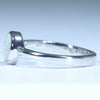 Coober Pedy Solid Opal Silver Ring - Size 8 Code CC616