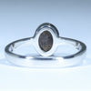 Australian Solid Boulder Opal Silver Ring - Size 7.5 CC646