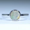 Silver Opal Ring - Australian Opal Shop - 186 Brisbane Rd - Gold Coast - Qld