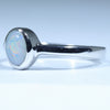 Australian Solid Boulder Opal Silver Ring - Size 6.75 CC652