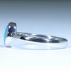 Australian Solid Boulder Opal Silver Ring - Size 6.75 CC664