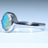 Australian Solid Boulder Opal Silver Ring - Size 7.5 CC621