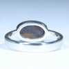 Australian Solid Boulder Opal Silver Ring - Size 9 CC647