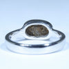 Australian Solid Boulder Opal Silver Ring - Size 8.25 CC623