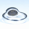 Australian Solid Boulder Opal Silver Ring - Size 9 CC632