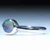 Australian Solid Boulder Opal Silver Ring - Size 4.75 CC661