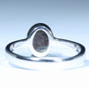 Australian Solid Boulder Opal Silver Ring - Size 6 CC618