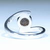 Australian Solid Boulder Opal Silver Ring - Size 7.25 CC608