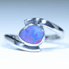 Australian Solid Boulder Opal Silver Ring - Size 8.5 CC655