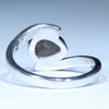 Australian Solid Boulder Opal Silver Ring - Size 8.5 CC655