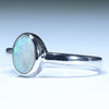 Australian Solid Boulder Opal Silver Ring - Size 5.25 CC607