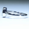 Australian Solid Boulder Opal Silver Ring - Size 5.25 CC607
