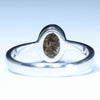 Australian Solid Boulder Opal Silver Ring - Size 5.25 CC607