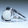Sterling Silver - Solid Coober Pedy Dark Opal
